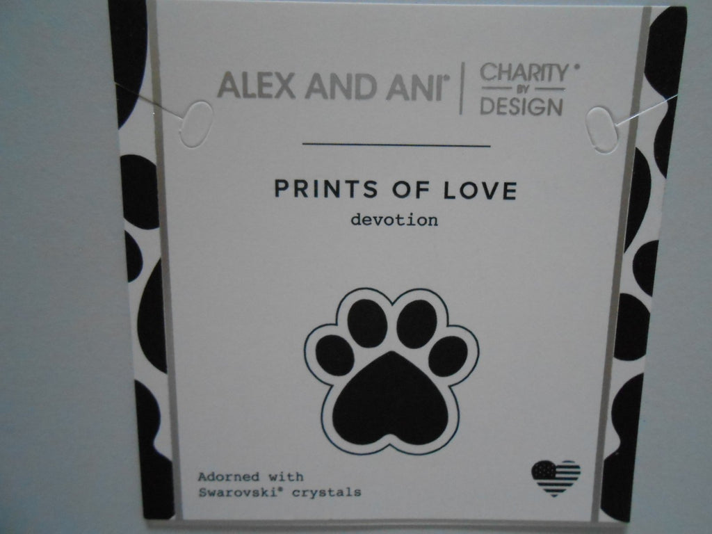 Alex and Ani Charity By Design Prints of Love Bangle Bracelet