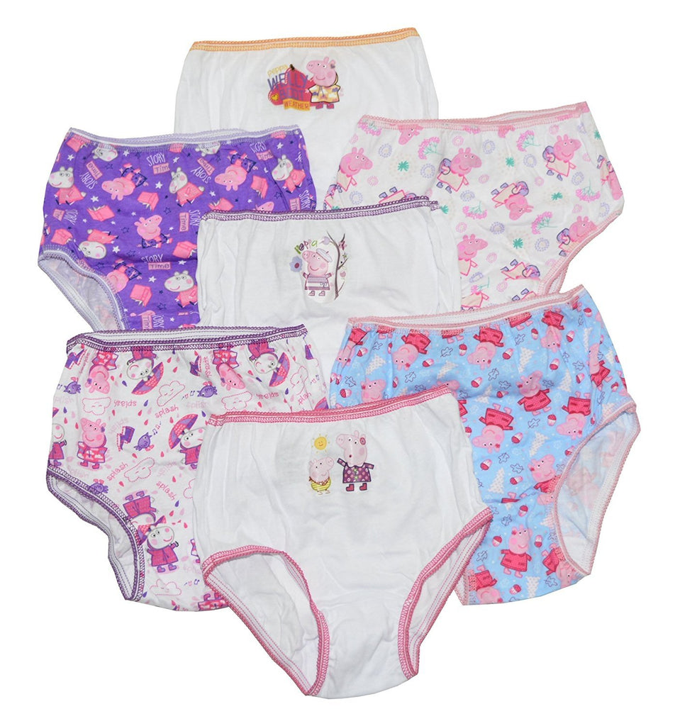 Peppa Pig Girls' 7 Pack Panty