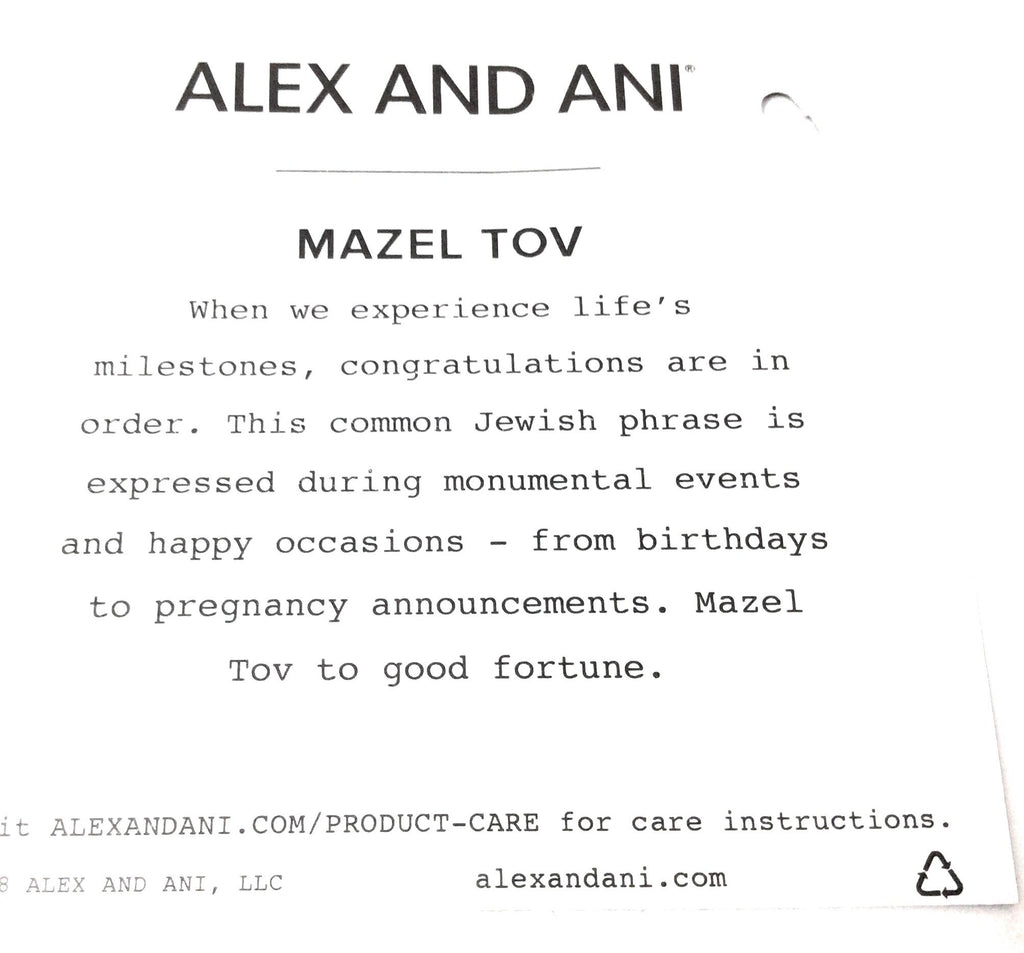 Alex and Ani Mazel Tov Bangle