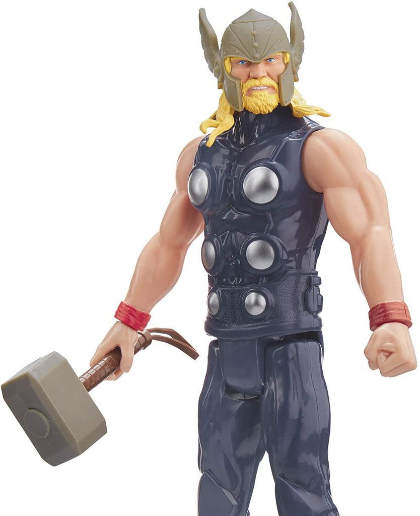 Avengers Marvel Titan Hero Series Blast Gear Thor Action Figure, 12" Toy, Inspired by The Marvel Universe, for Kids Ages 4 & Up