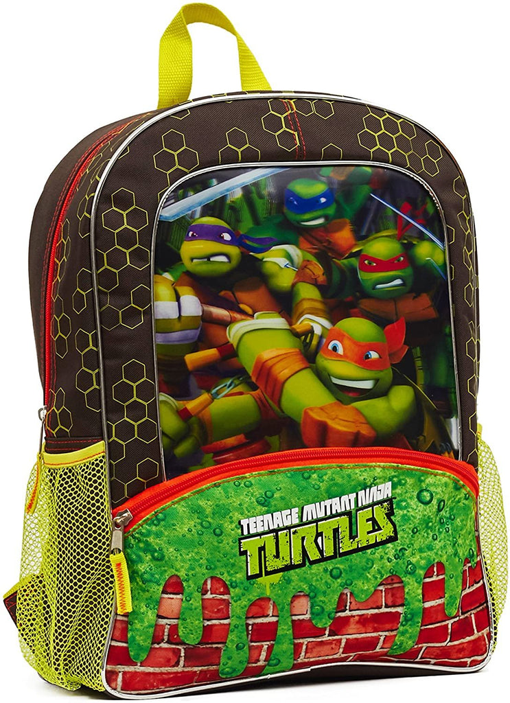 Teenage Mutant Ninja Turtles Lenticular Green Slime 16" Backpack