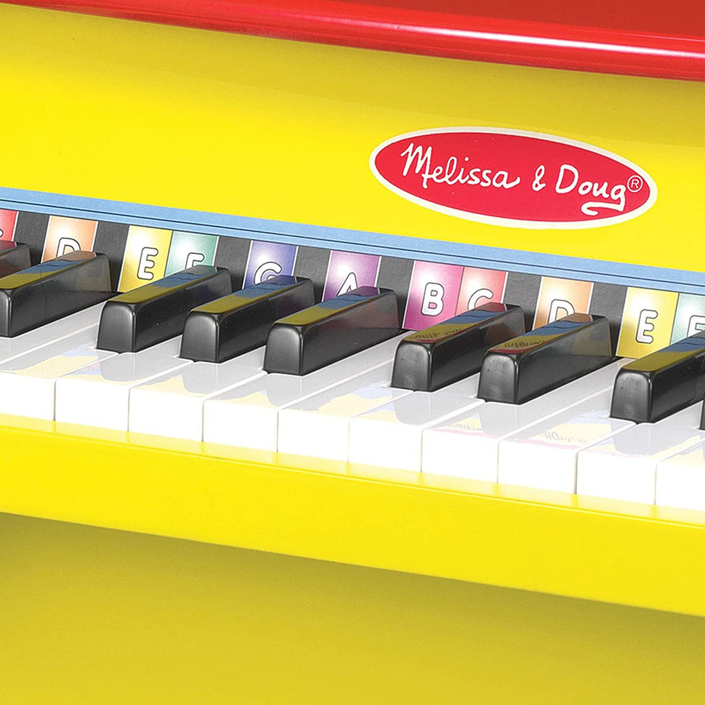 Melissa & Doug Learn-To-Play Piano With 25 Keys and Color-Coded Songbook