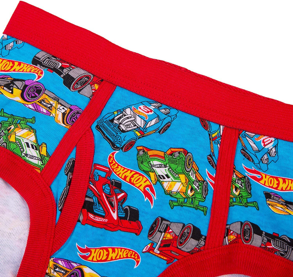 Hot Wheels 6-Pack Boys Briefs Toddler Little Big Kid Cars (18M, Assorted)