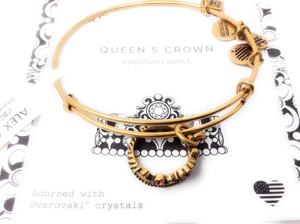 Alex and ANI Charity by Design, Queen's Crown Bangle Bracelet