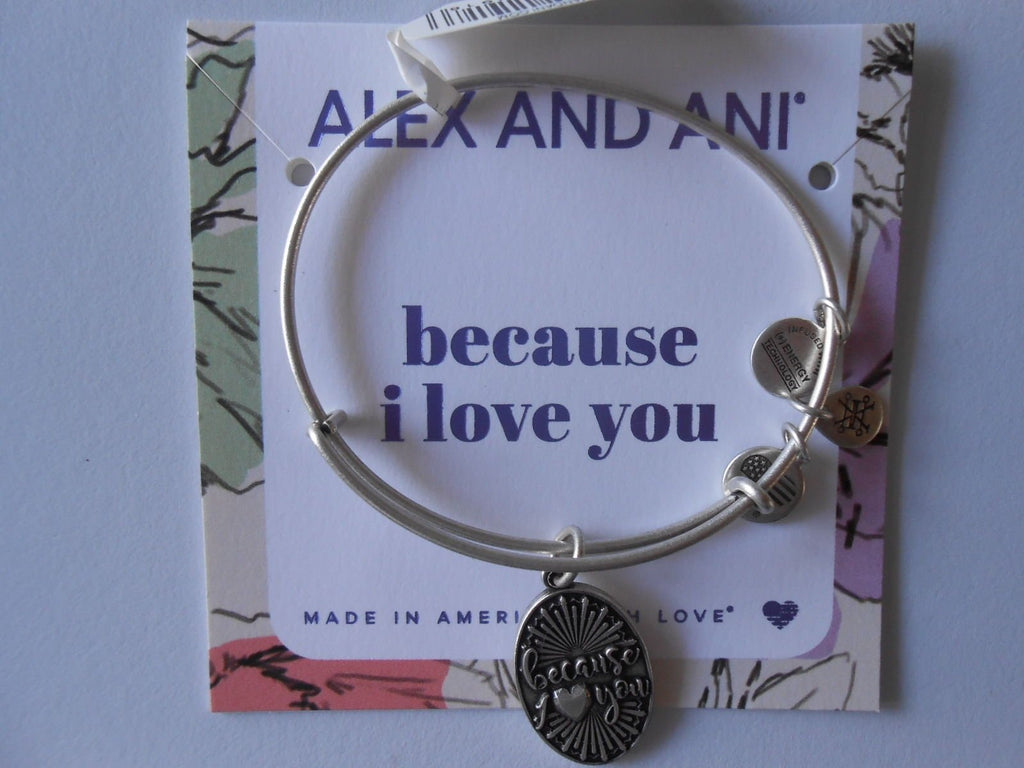 Alex and Ani Because I Love You Rafaelian Bangle Bracelet