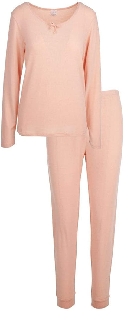 isotoner Sleepwear Womens Sleep Set - Super Soft Pajamas Long Sleeve and Pants Set Nightwear Sexy