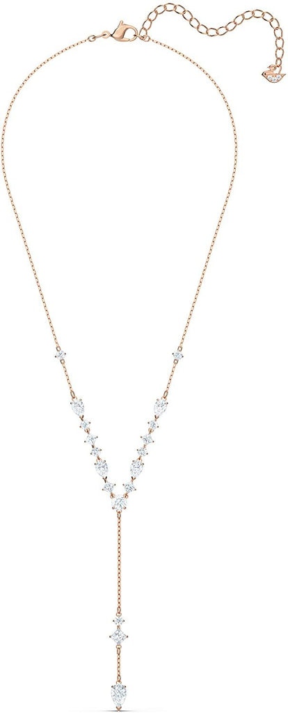 SWAROVSKI Women's Attract Rose-Gold Tone Plated White Crystal Jewelry Collection