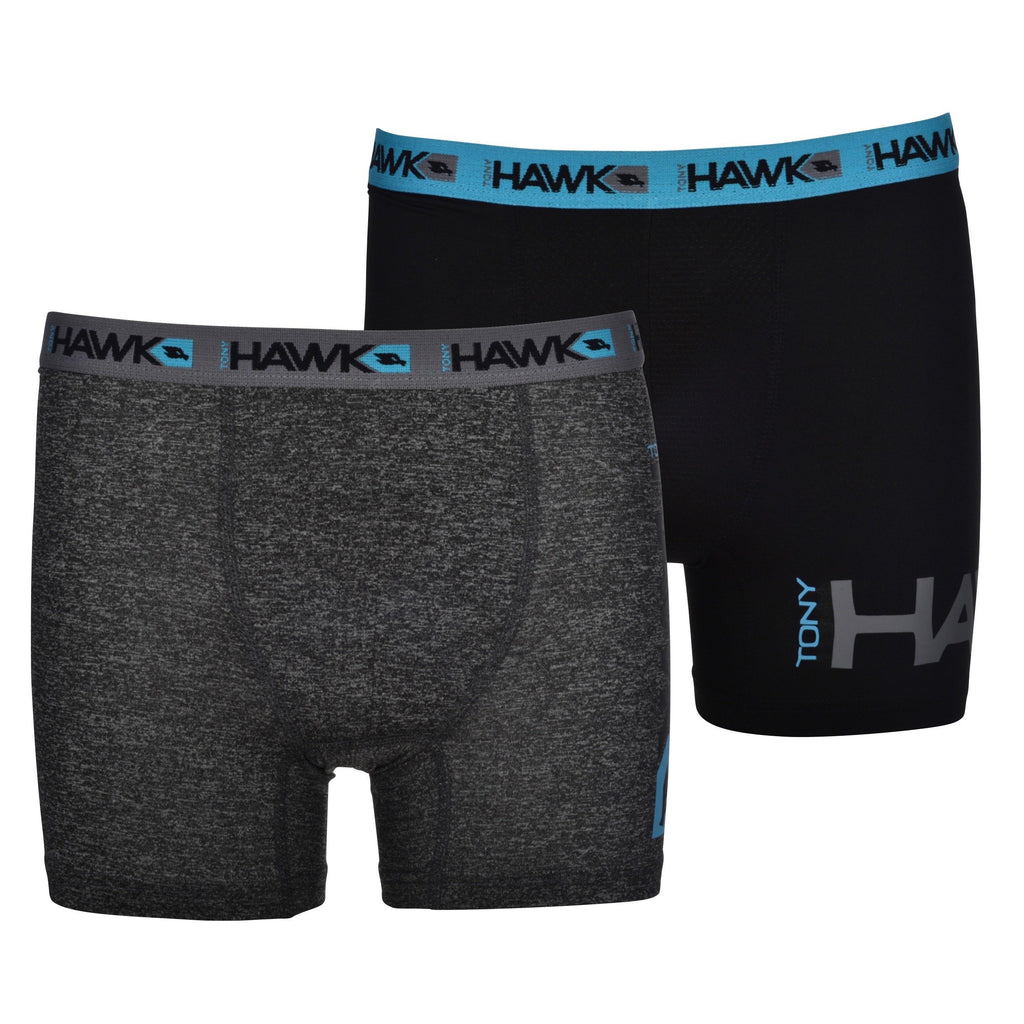 Tony Hawk Boys' Boxer Briefs 4 Pack Performance Dri Fusion Tech Compression