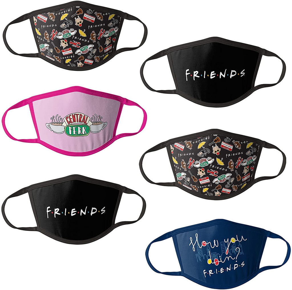 Warner Bros Friends Kids Reusable Mask Multipack, OSFA