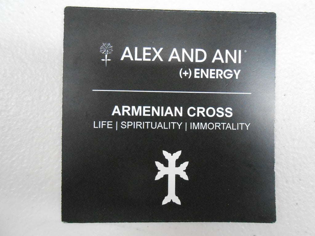 Alex and Ani Armenian Cross III Expandable Rafaelian Bangle Bracelet