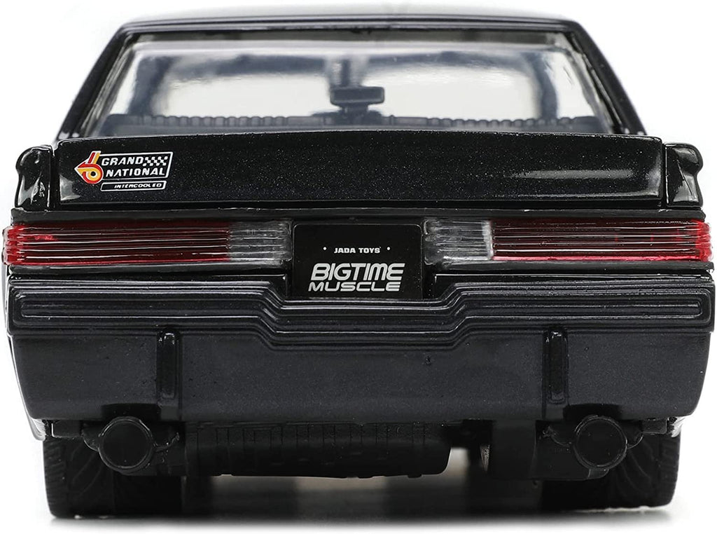 1987 Grand National Black Metallic Blackbird Bigtime Muscle Series 1/24 Diecast Model Car by Jada 34199