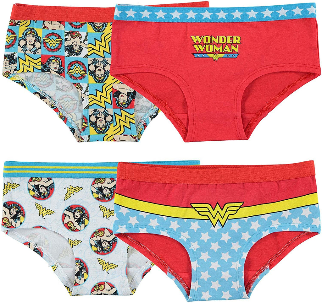 DC Comics Girls' Wonder Woman 4pk Reative