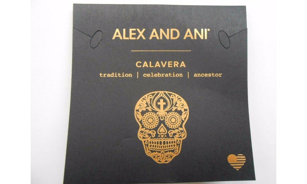 Alex and Ani Color Infusion, Calavera EWB Bangle Bracelet