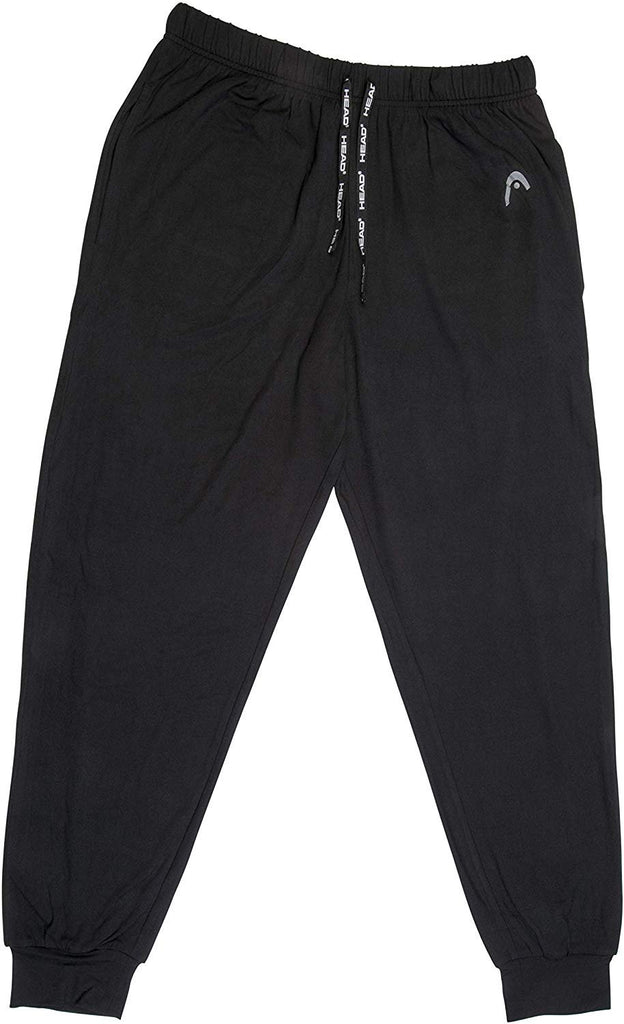 HEAD Mens 2-Pack Joggers - Pockets Super Soft Jersey Spandex/Polyester Blend Pajamas