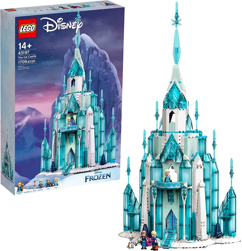 LEGO Disney The Ice Castle 43197 Building Toy Kit; A Gift That Inspires Independent Princess Play; New 2021 (1,709 Pieces)