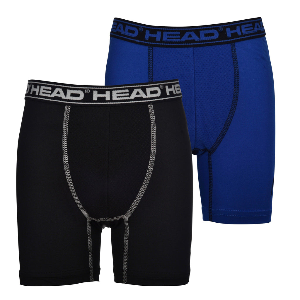 HEAD Boys' Boxer Briefs 4 Pack Performance Dri Fusion Tech Compression