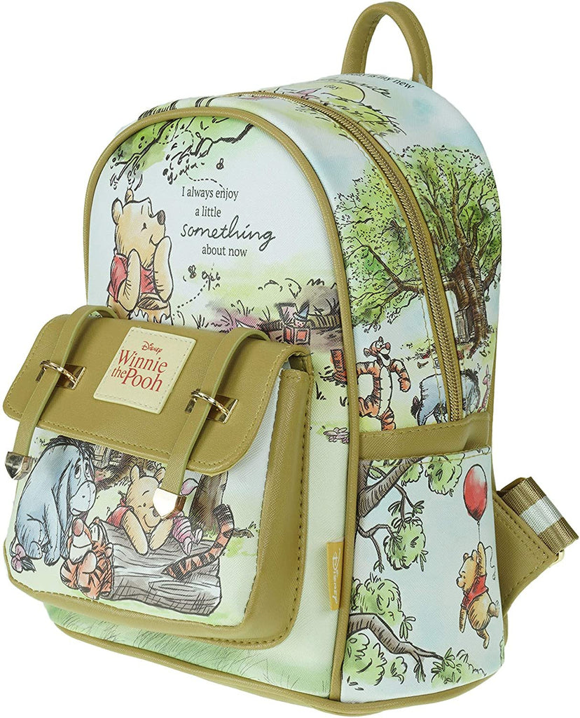 Winnie The Pooh 11" Faux Leather Mini Backpack - A20762