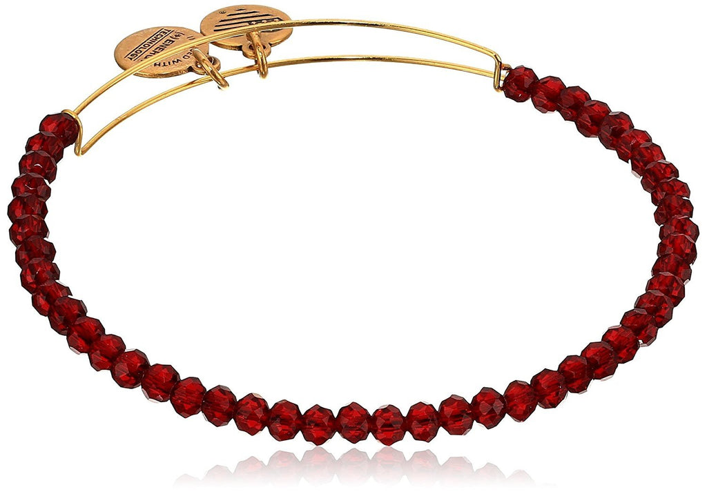 Alex and Ani Brilliance Bead Life On Mars Red/Shinny Bracelet