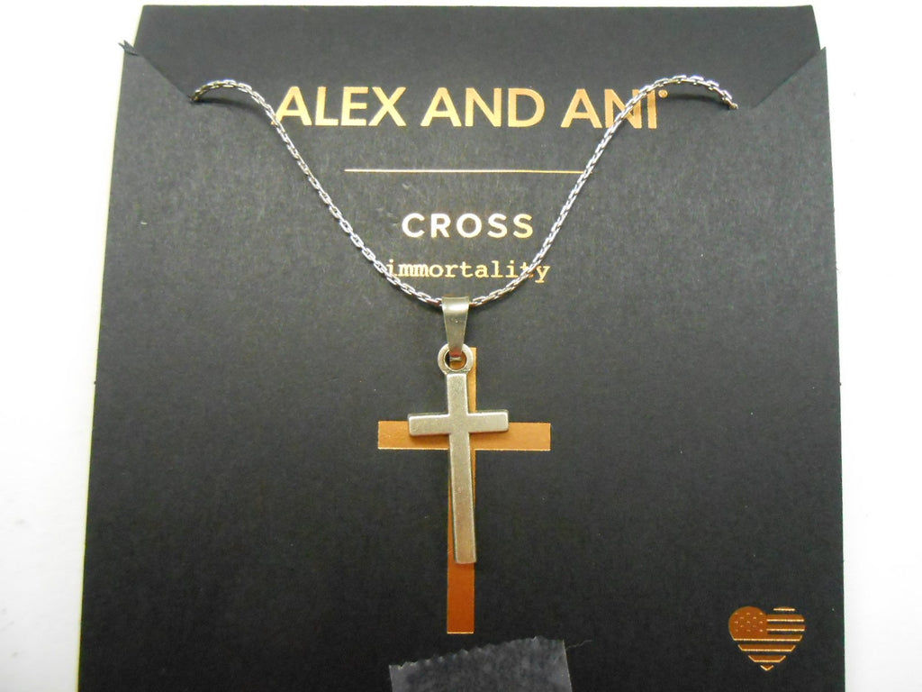 Alex and Ani Womens Cross II 32" Expandable Necklace