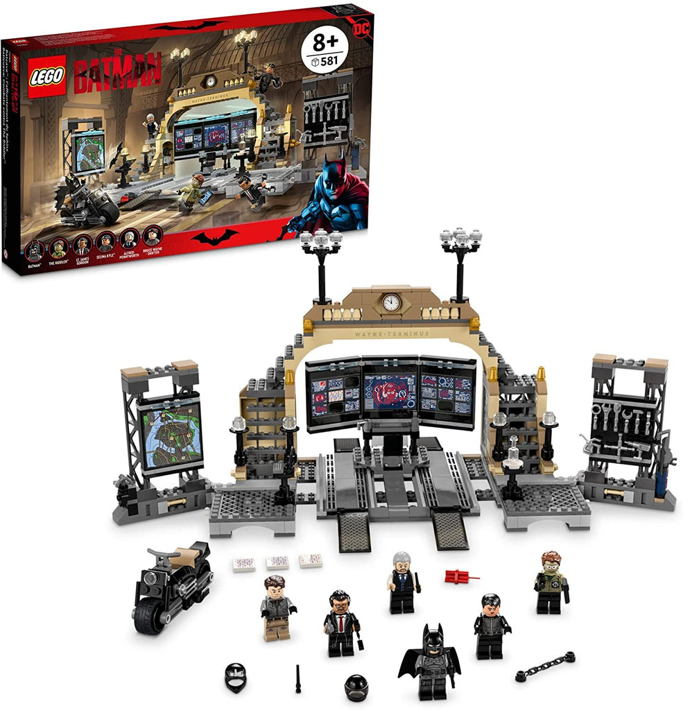 LEGO DC Batman Batcave: The Riddler Face-Off 76183 Building Kit; Cool Gotham City Batcave Toy for Kids Aged 8+ (581 Pieces)