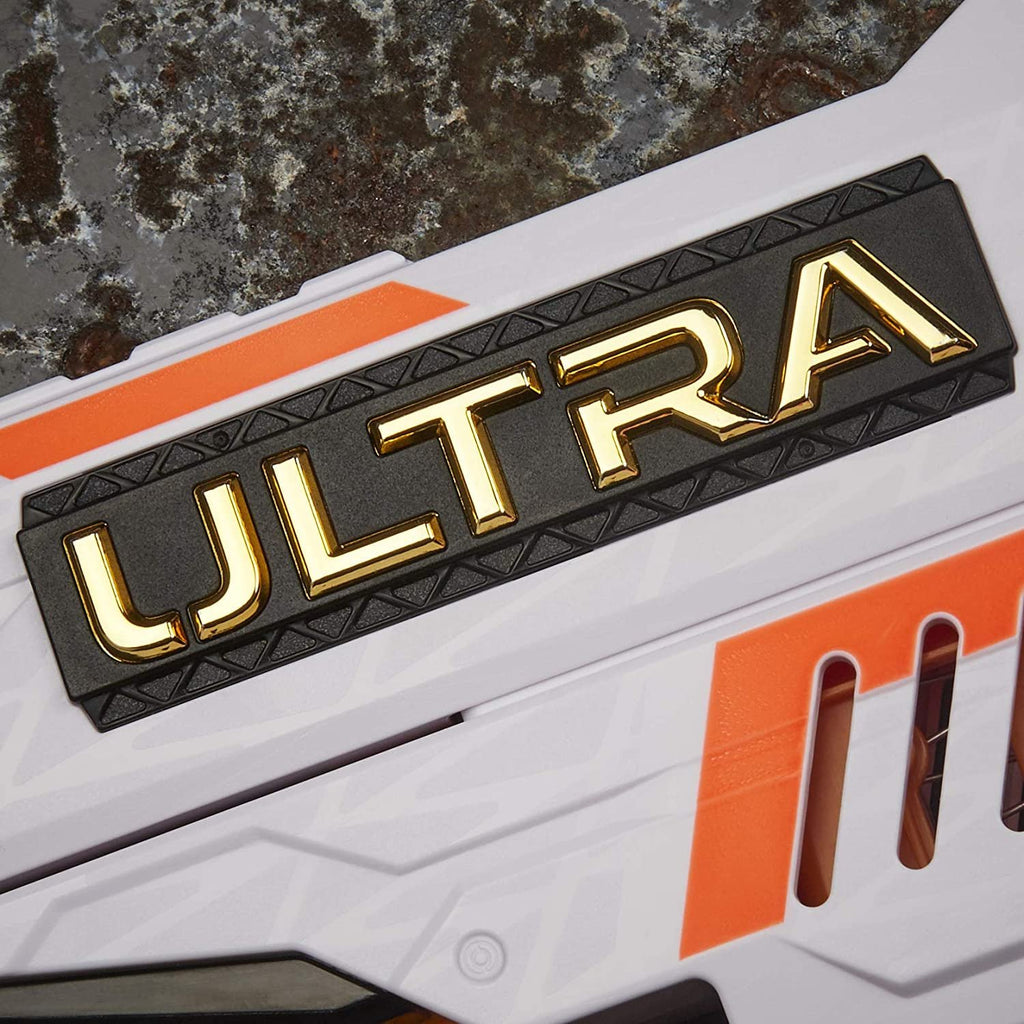 NERF Ultra Five Blaster -- 4-Dart Internal Clip, 4 Ultra Darts, Dart Storage -- Compatible Only Ultra Darts