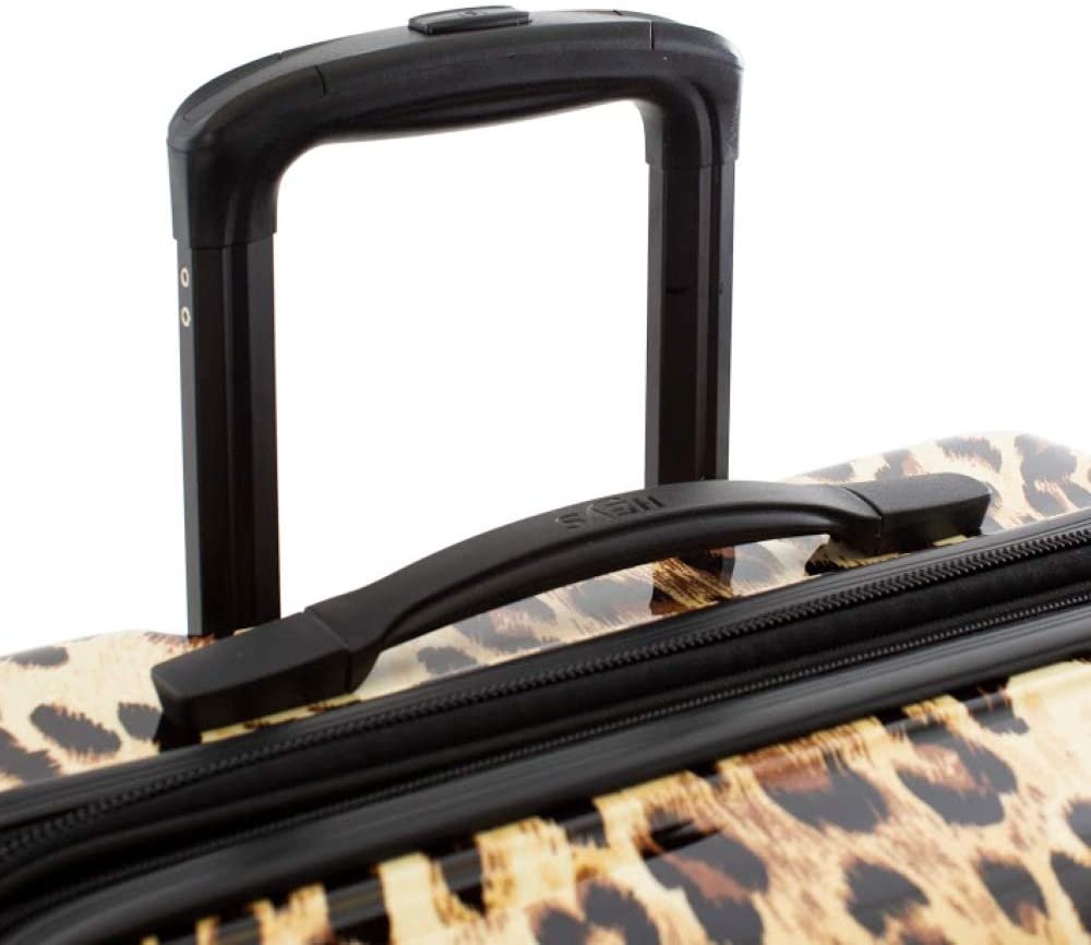 Heys America Black Leopard 26-Inch Hardside Spinner Luggage (Brown Leopard)