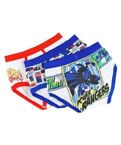 Power Rangers Little Boys' Super Mega Force Briefs Underwear 3-Pack