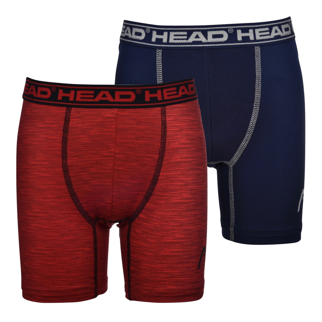 HEAD Boys' Boxer Briefs 4 Pack Performance Dri Fusion Tech Compression