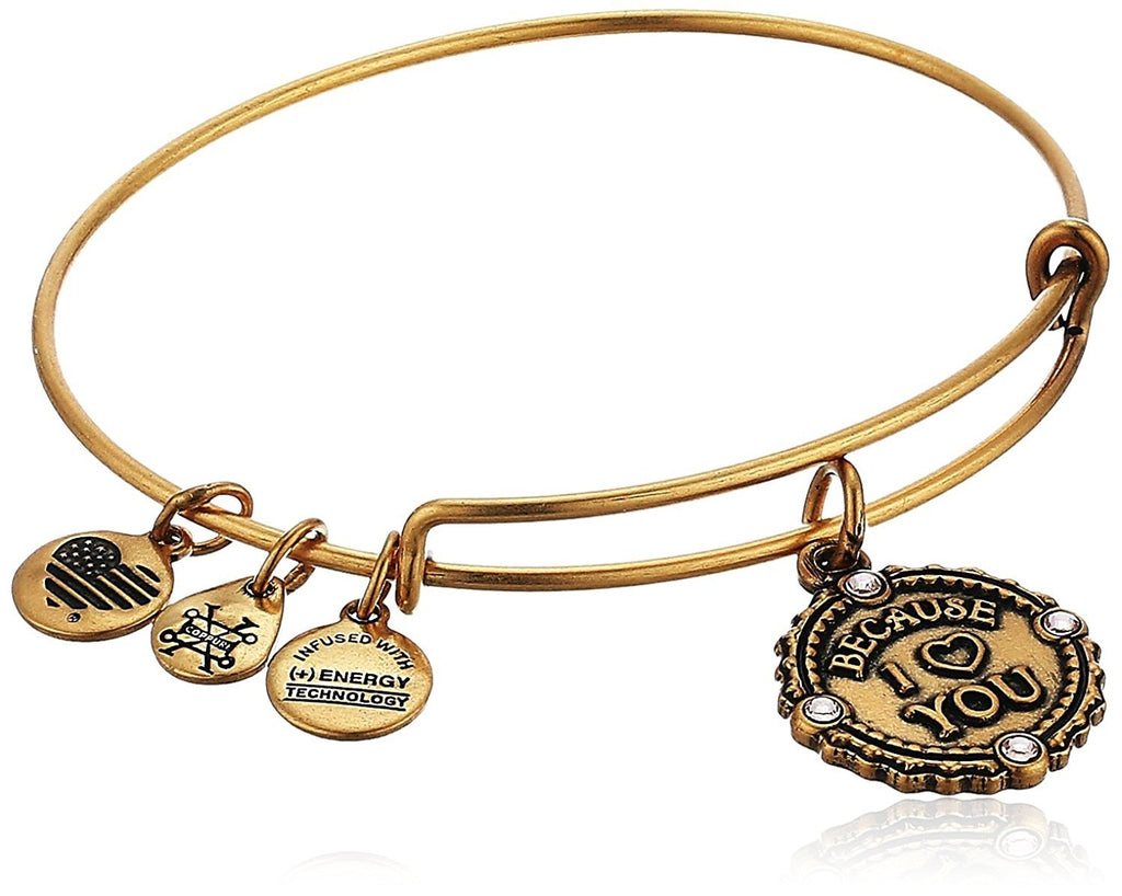 Alex and Ani Womens Because I Love You III Bangle