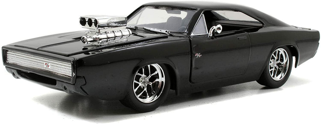 Jada Toys Fast & Furious 1:24 Dom's 1970 Dodge Charger Die-cast Car, Toys for Kids and Adults, Multi-Colored