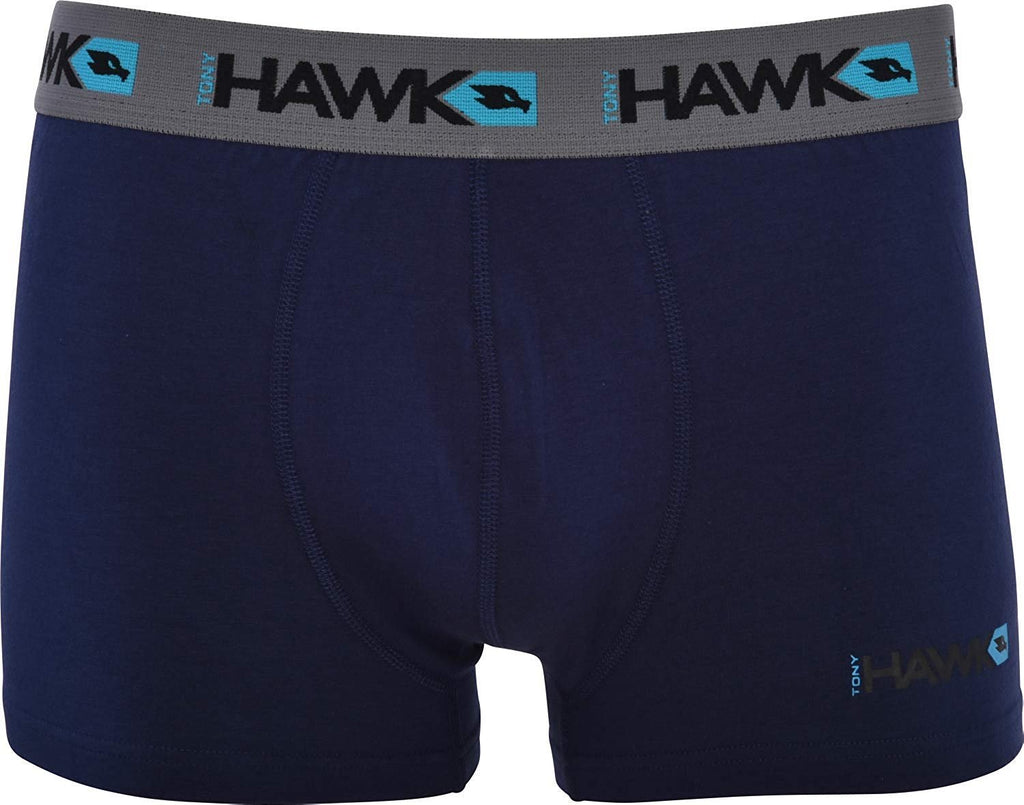 Tony Hawk Men's Boxer Briefs 8-PK Short Leg Trunk Athletic Cotton Stretch No Fly