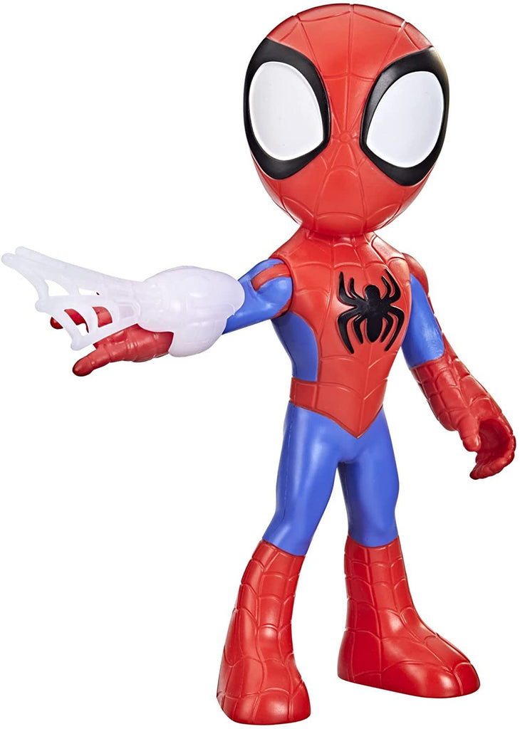 Marvel Spidey and His Amazing Friends Supersized Spidey 9-inch Action Figure, Preschool Super Hero Toy for Kids Ages 3 and Up