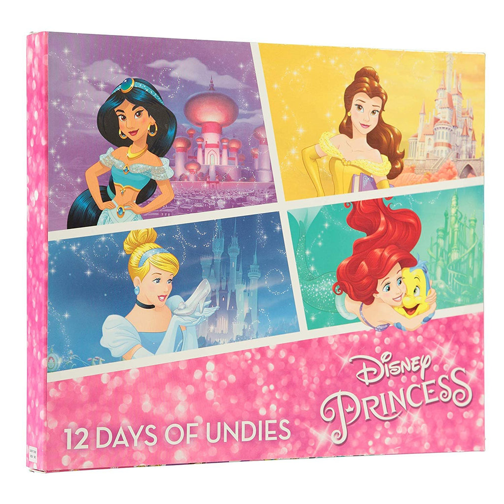 Disney Girls' Princess 12 Days Un-Boxing' Panty Giftbox