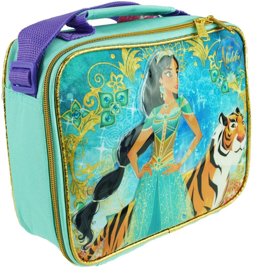 Disney's Princess Jasmine Insulated Lunch Box With Adjustable Shoulder Straps - Magic Lamp - A17328