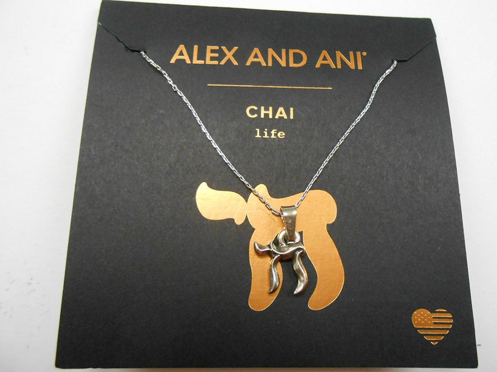 Alex and Ani Chai Necklace Rafaelian Silver