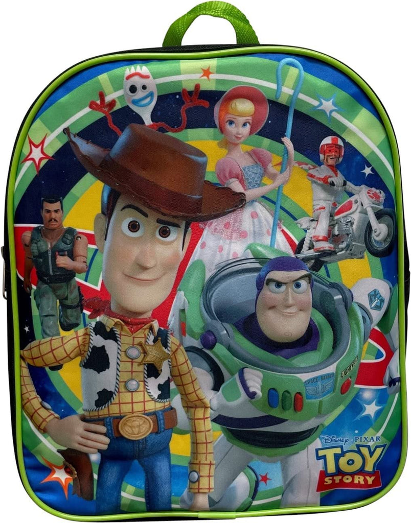 Toys Story Toddle Boy 12 Inch Mini Backpack (Black-Green)