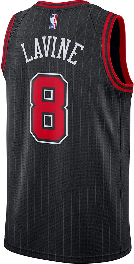 Outerstuff Zach LaVine Chicago Bulls #8 Black Stripe Kids 4-7 Statement Edition Jersey