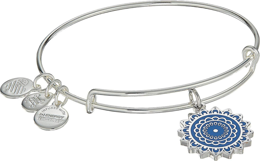 Alex and Ani Womens The Throat Chakra Bangle