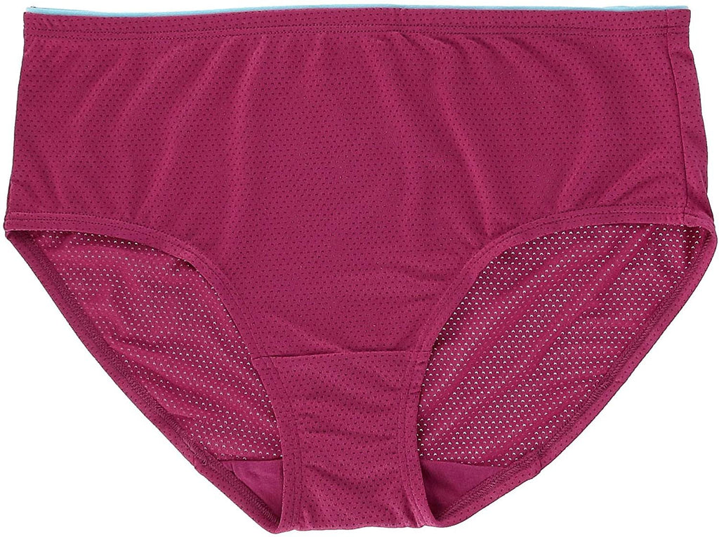 Fruit of the Loom Women's Micro Mesh Low Rise Brief - 4 Pack, Assorted, 10