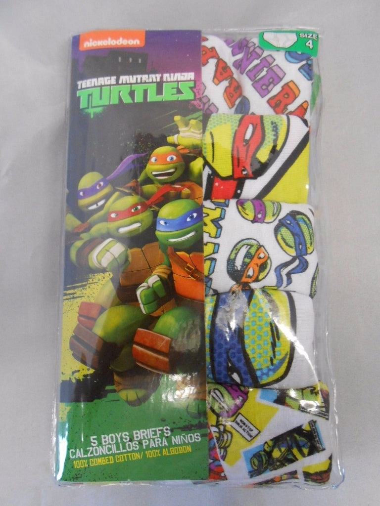 Nickelodeon Little Boys' Teenage Mutant Ninja Turtles Underwear,  (Pack of 5)