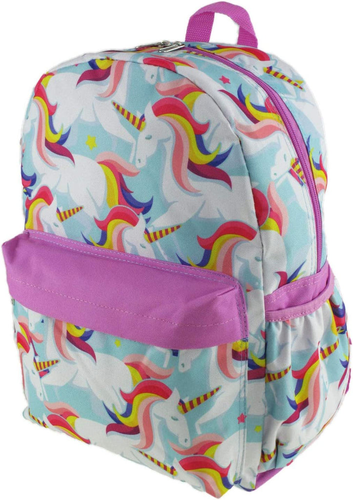 Arkadia Accessories - 16 inch All Over Print Deluxe Backpack With Laptop Compartment