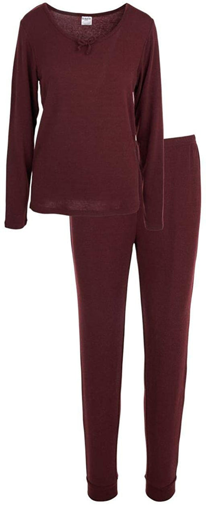 isotoner Sleepwear Womens Sleep Set - Super Soft Pajamas Long Sleeve and Pants Set Nightwear Sexy