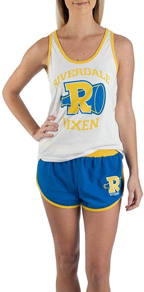 Riverdale Gym Outfit Riverdale Vixens Tank & Short Set Riverdale Gift - Riverdale Clothing Riverdale Apparel-XXLarge Yellow