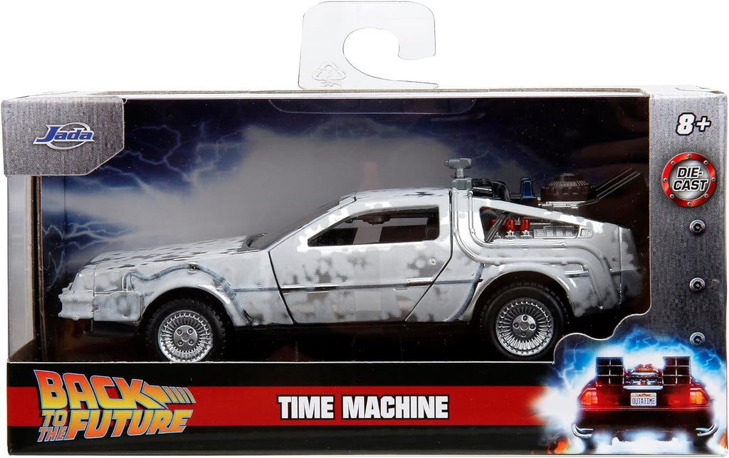 Back to The Future 1:32 Time Machine Frost Die-Cast Car, Toys for Kids and Adults