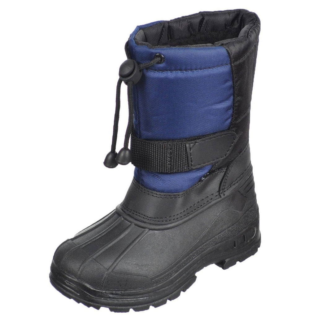 SkaDoo Little Boys' Rubber Snow Boots Black/Navy