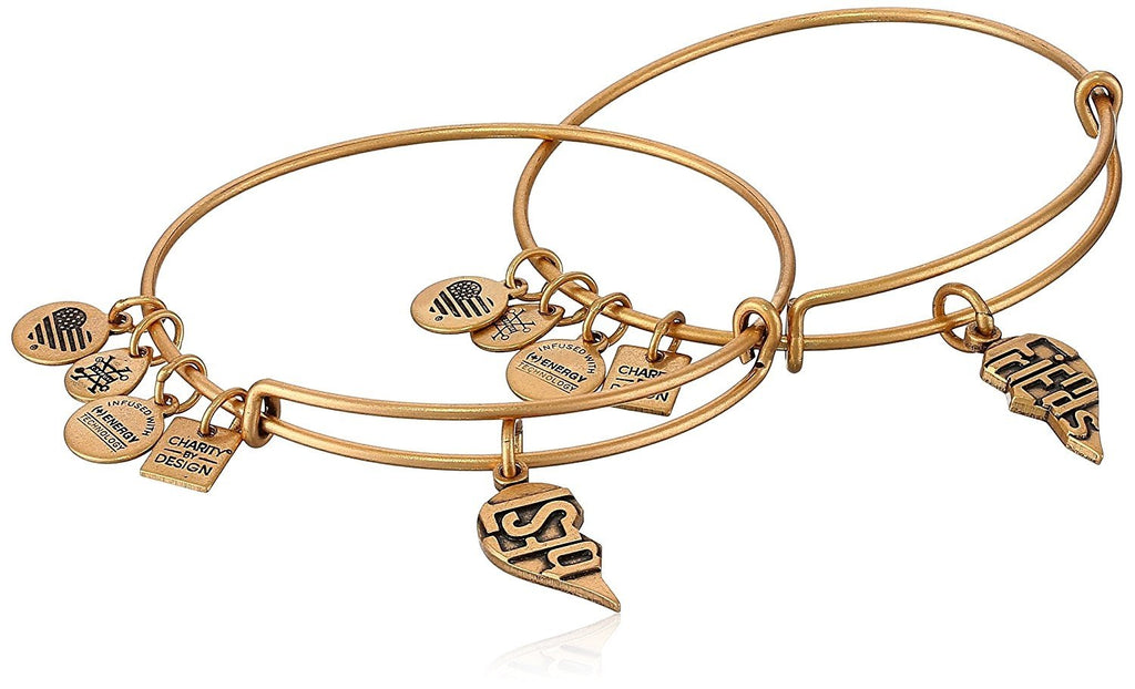 Alex and Ani Charity By Design, Best Friends Set of 2, Expandable