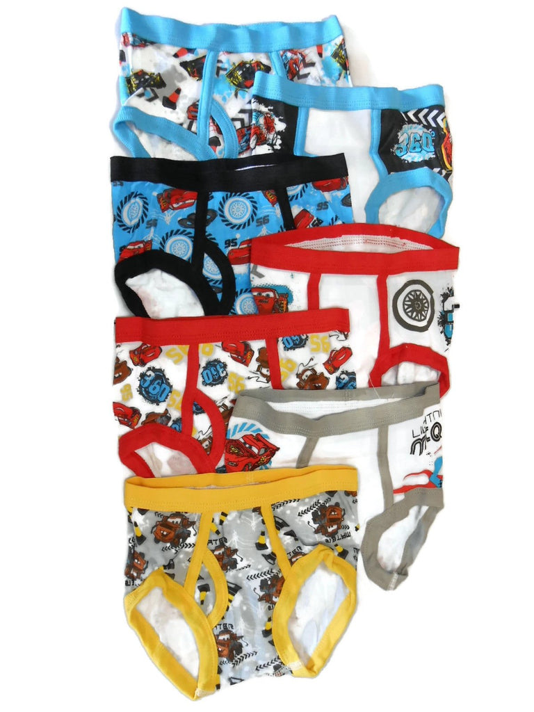 Handcraft Little Boys' Disney Cars 7 Pack Brief