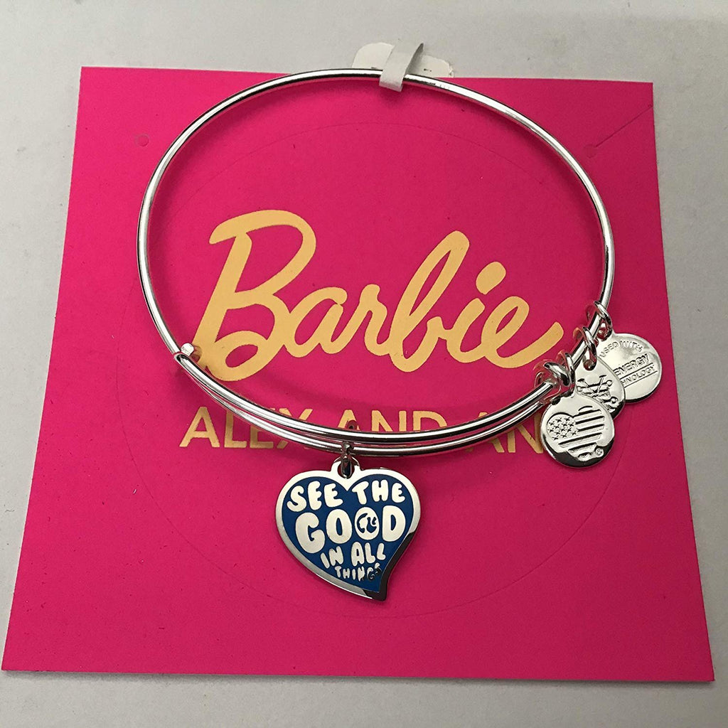 Alex and Ani Barbie Charm Bangle Bracelet