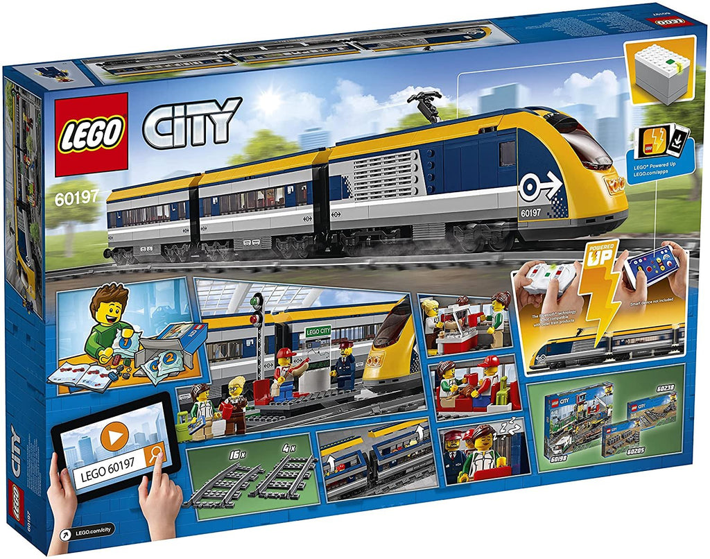 LEGO City Passenger Rc Train Toy, Construction Track Set for Kids