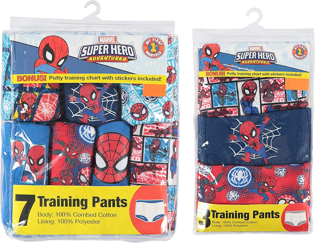 Spider-Man Unisex Baby Potty Training Pants Multipack, Spidy Tb 10pk, 18